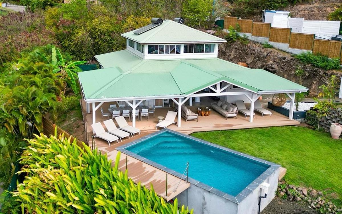 Location-5 suites-diamant-10 personnes-vue drone